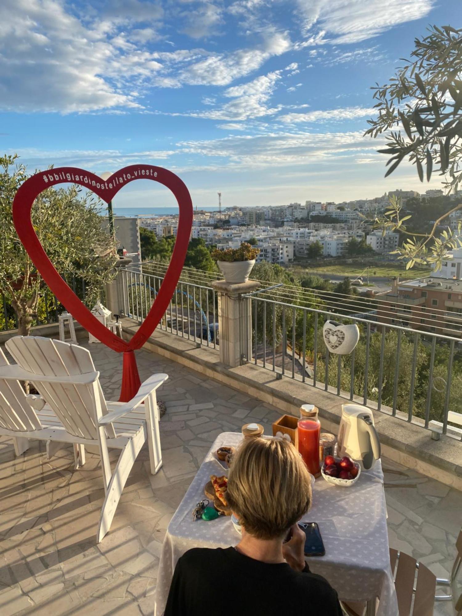B&B Il Giardino Stellato В'єсте Екстер'єр фото